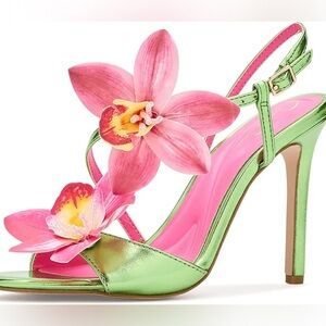 Jessica Simpson Jylia 3D Floral High Heel Sandals